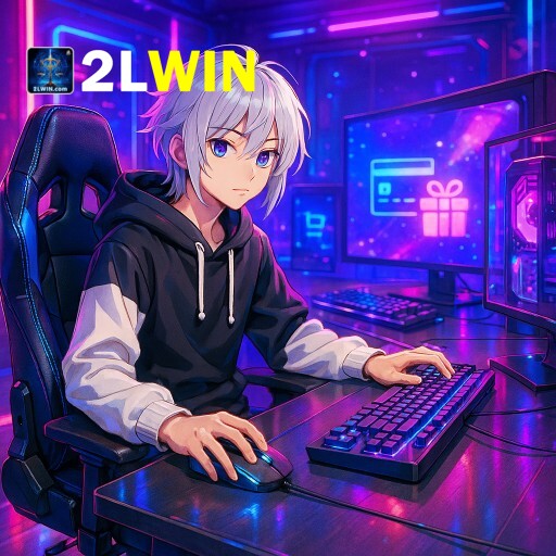 Imagem promocional da 2LWIN mostrando a plataforma e suas vantagens